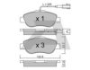 AISIN BPFI-1015 Brake Pad Set, disc brake